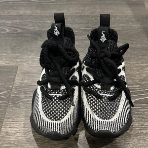 SIA Kids Black and White Sneakers